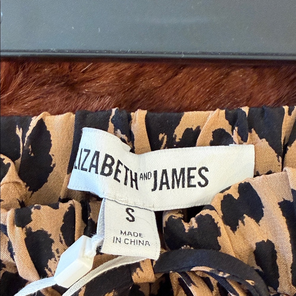 Elizabeth and James Animal Print Tiered Skirt - Picture 2 of 2